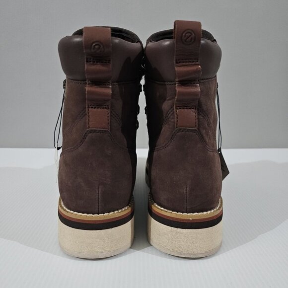 NEW Cole Haan Zerogrand Lodge Boot 9.5 Java Leather Shearling Waterproof Hiker - Picture 6 of 13